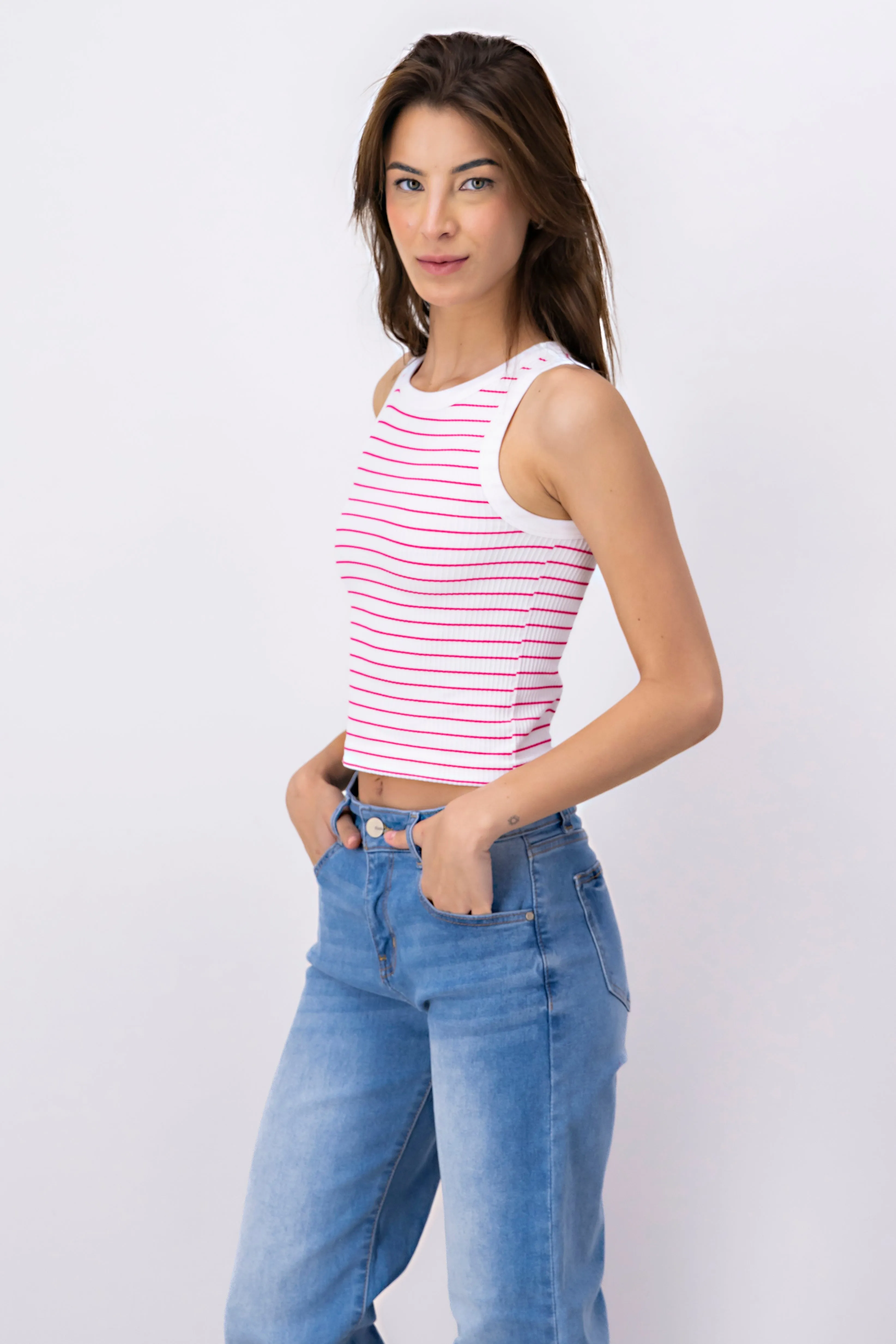 Top acanalado rayas sold by Shasa product image thumbnail 3