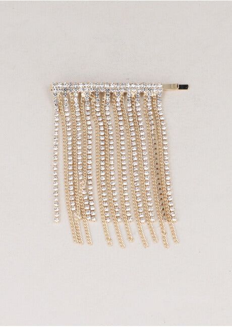 Pasador cadena brillos sold by Shasa