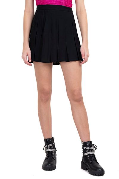 Falda mini tableada monocolor sold by Shasa product image thumbnail 5