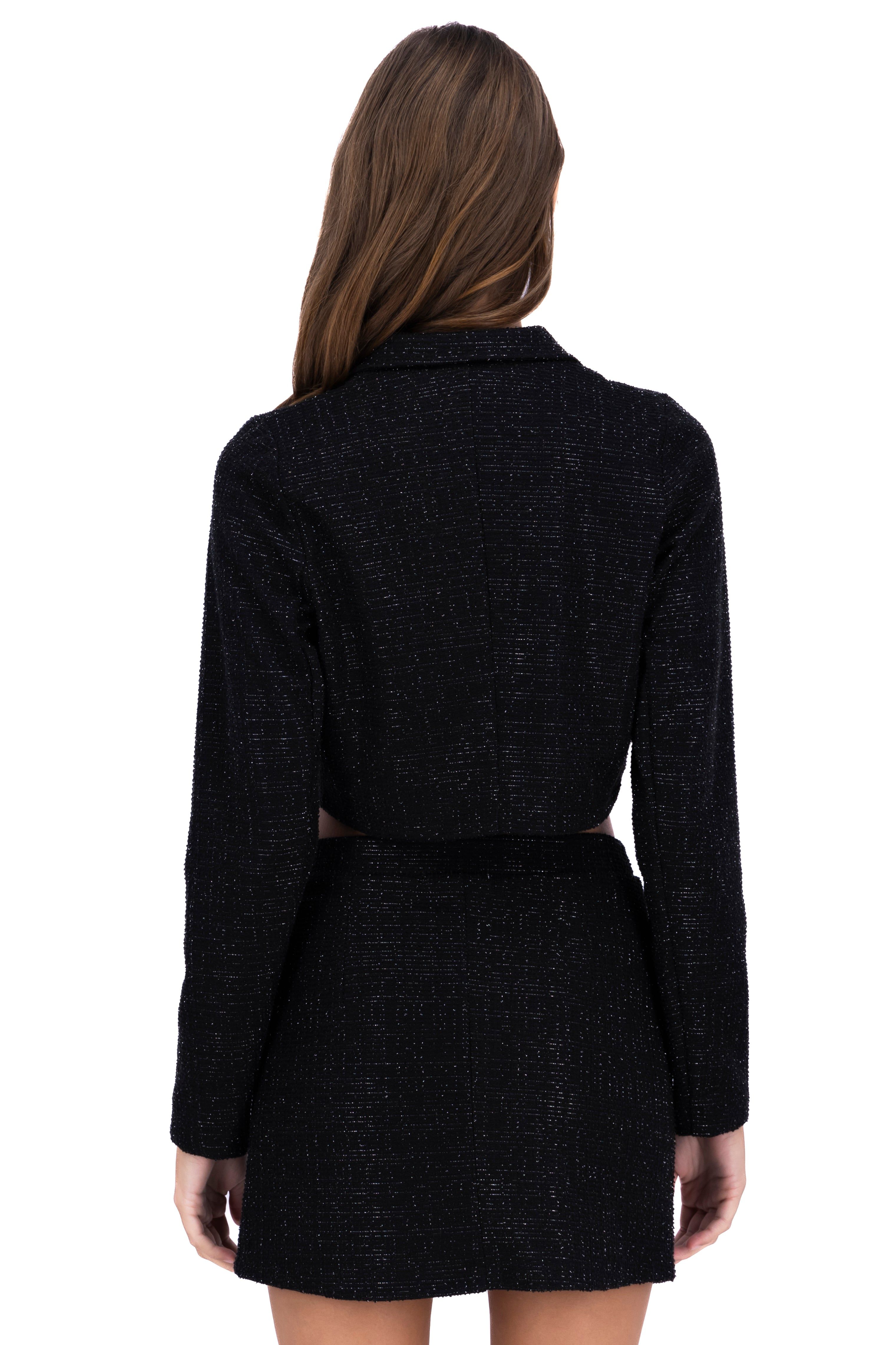 Blazer crop bolsillos textura sold by Shasa product image thumbnail 4