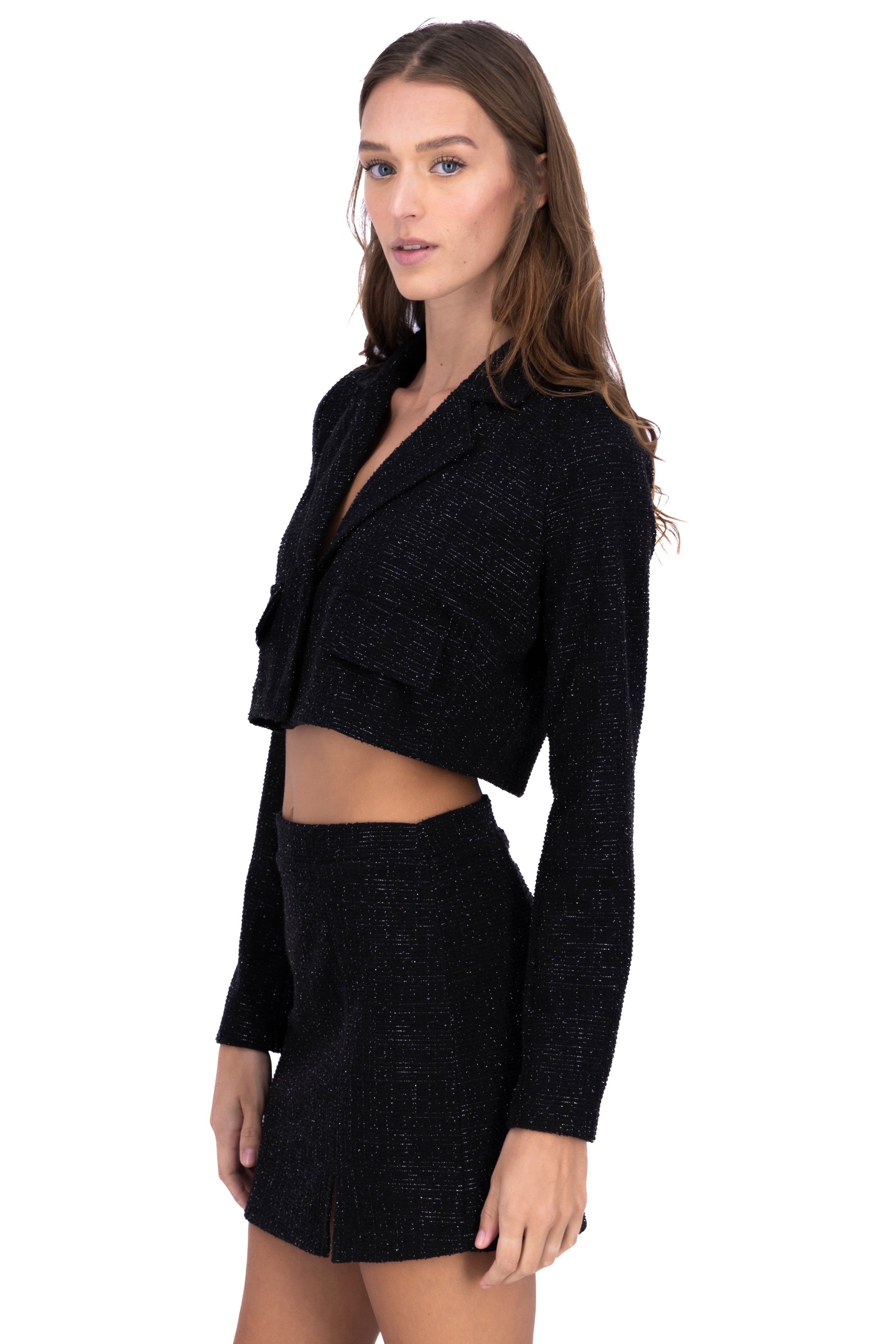 Blazer crop bolsillos textura sold by Shasa product image thumbnail 3
