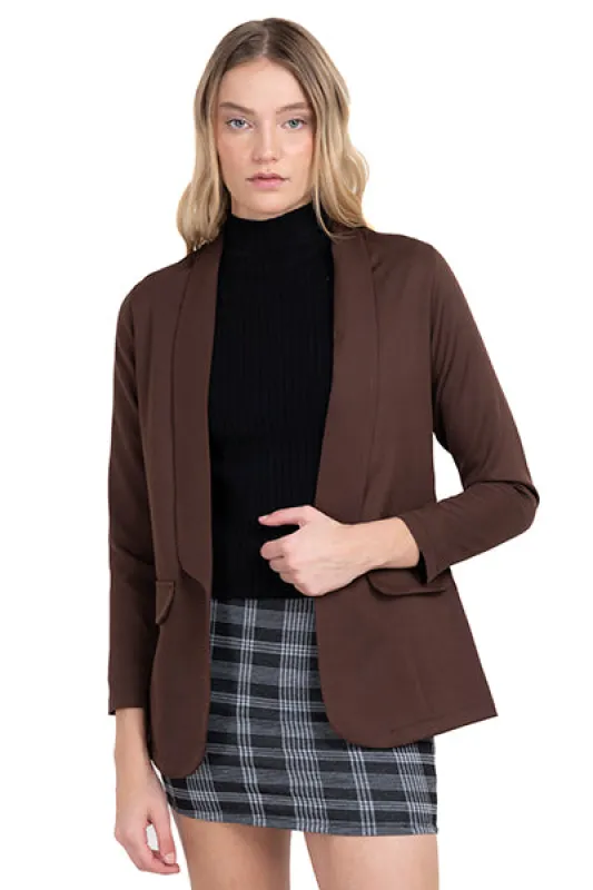 Saco Liso Solapa Recta sold by Shasa