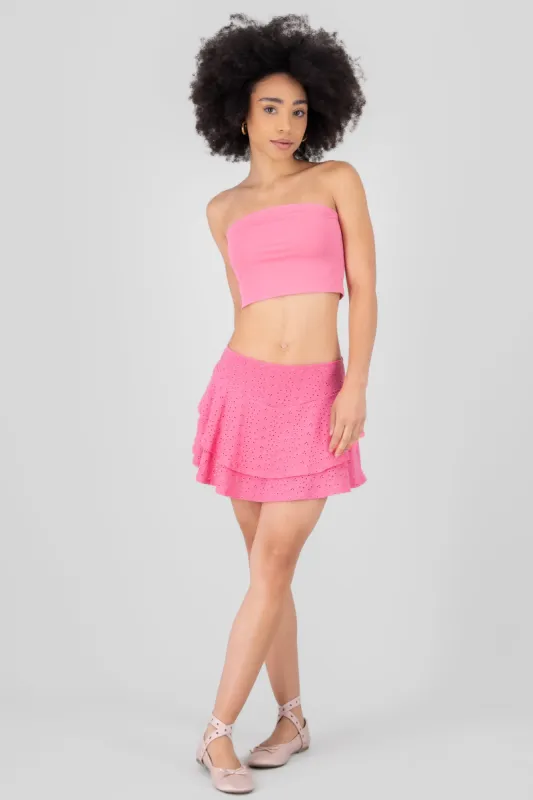 Falda short eyeled doble olan sold by Shasa
