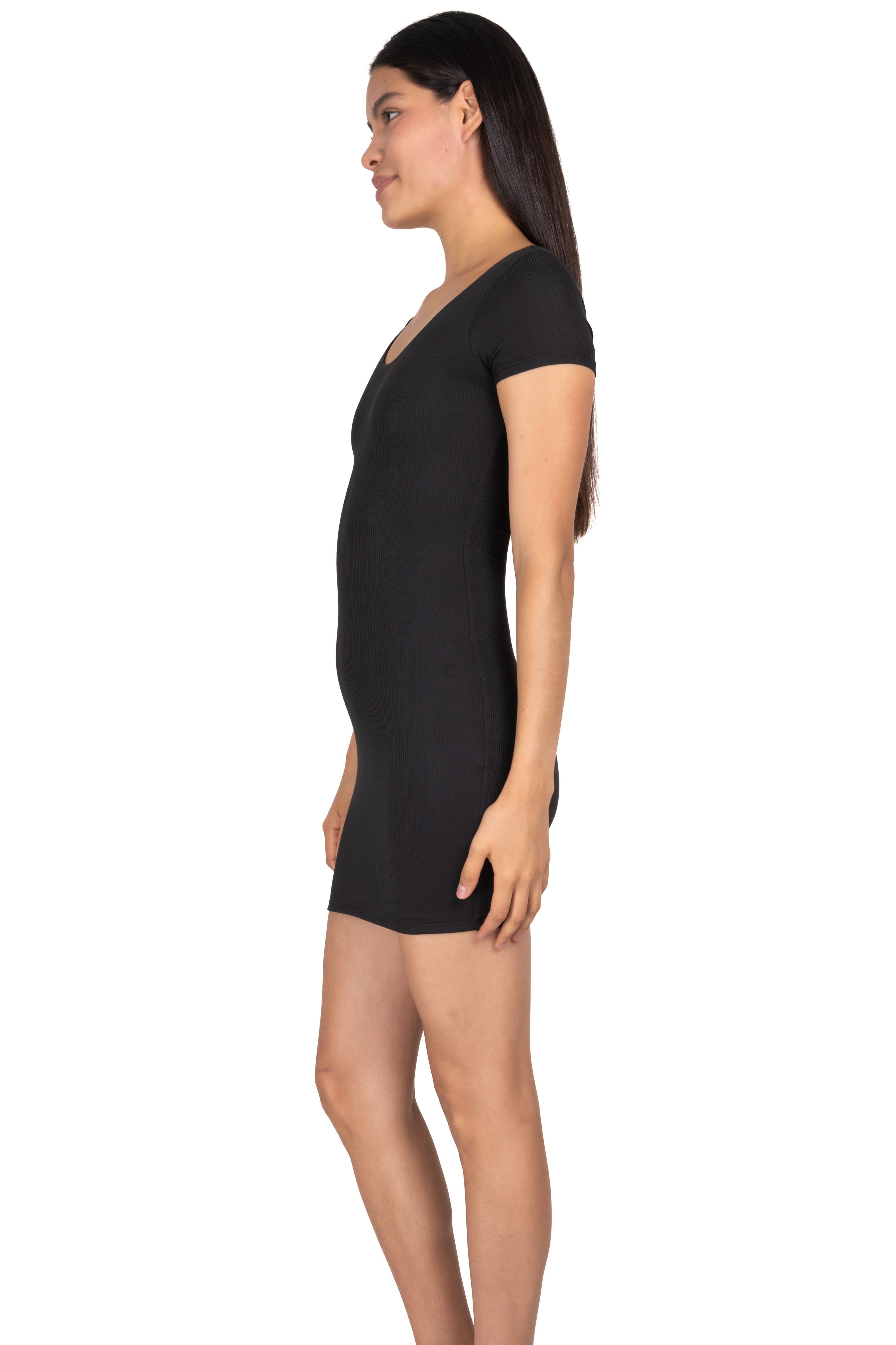 Vestido mini cuello redondo liso sold by Shasa product image thumbnail 3