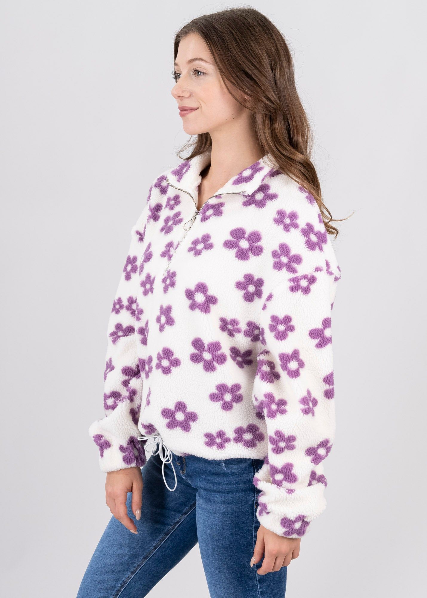 Sudadera peluche flores sold by Shasa product image thumbnail 3