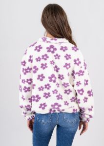 Sudadera peluche flores sold by Shasa