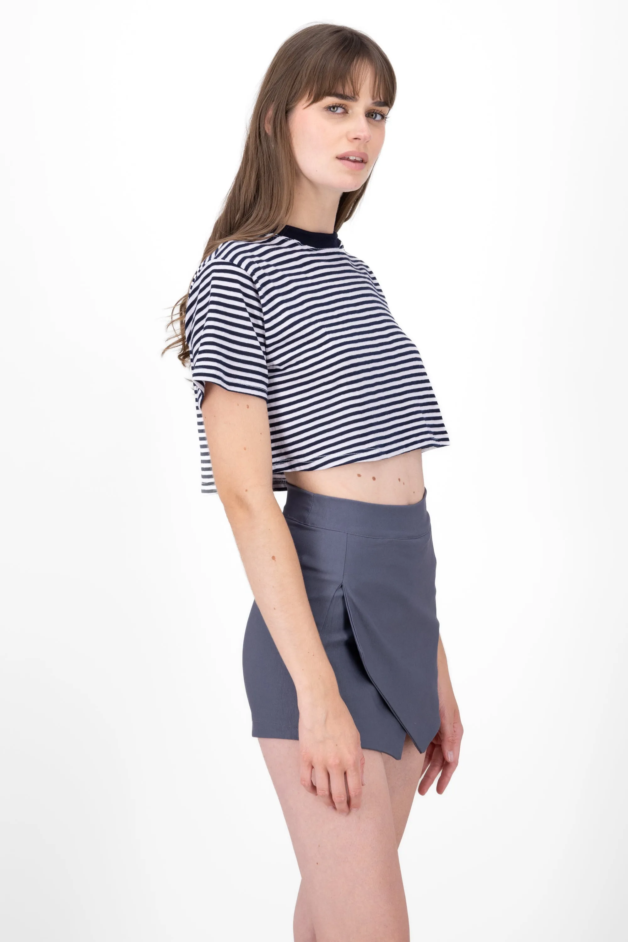 Playera crop rayas sold by Shasa product image thumbnail 3