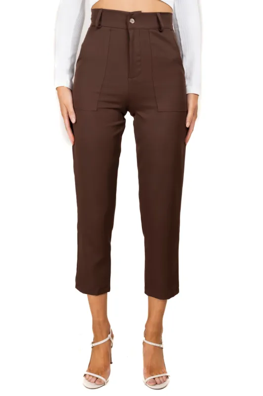 Pantalón Cintura Alta Bolsas sold by Shasa