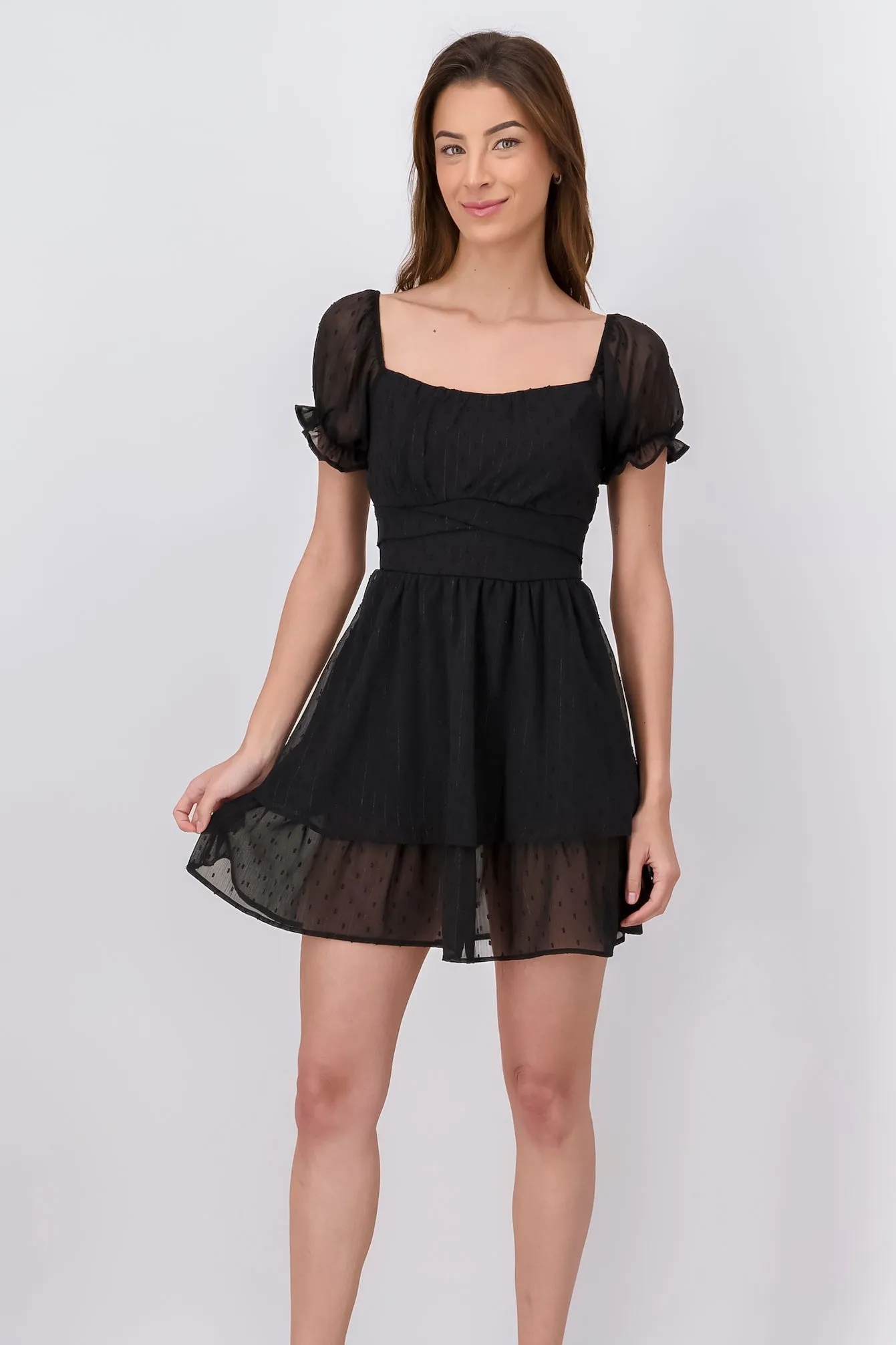 Vestido Mini Olanes Lineas Brillos sold by Shasa product image thumbnail 2