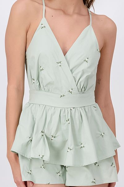 Romper mini espalda abierta flores sold by Shasa product image thumbnail 5