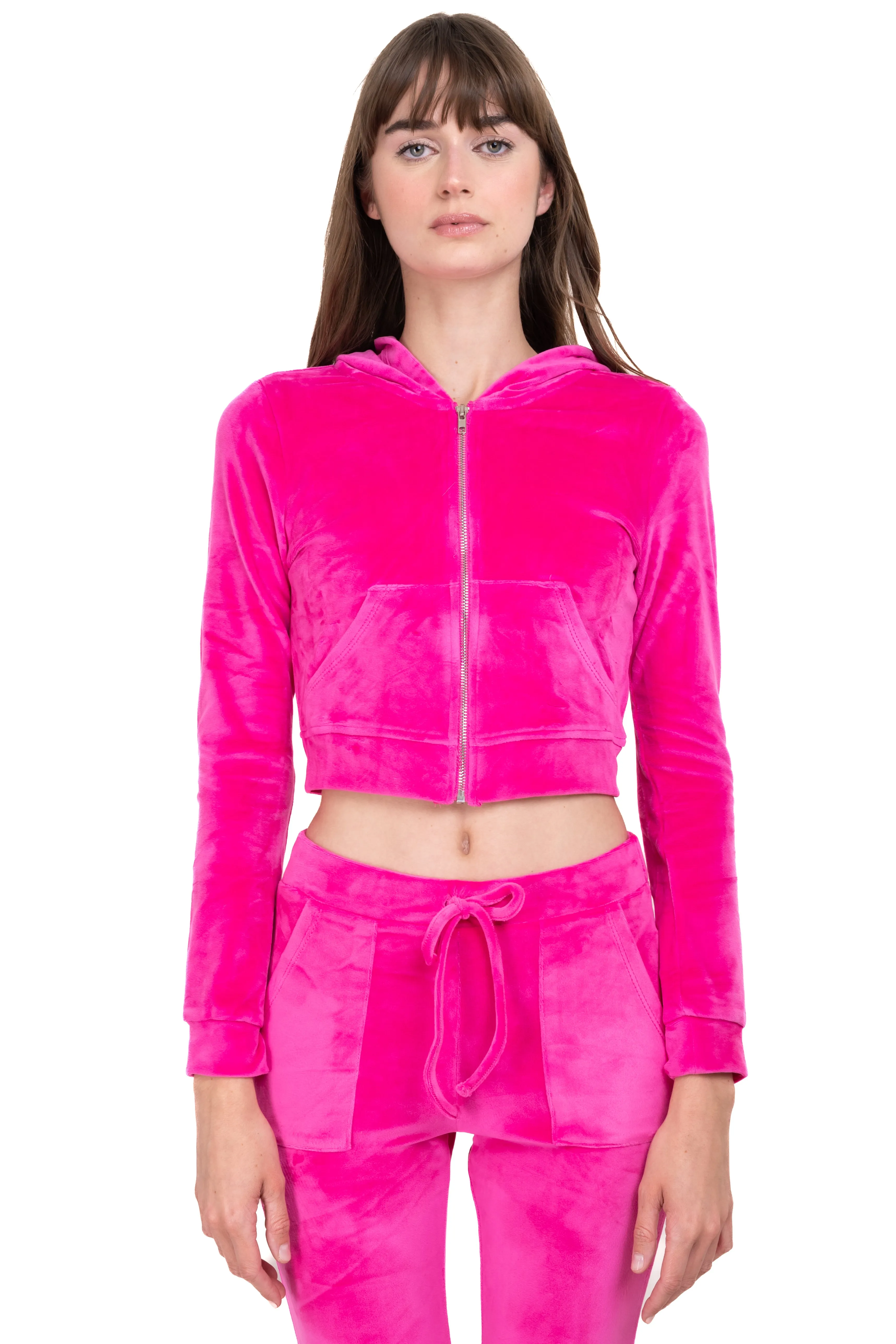 Sudadera crop terciopelo bolsillos sold by Shasa product image thumbnail 2