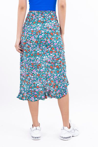 Falda midi flores sold by Shasa product image thumbnail 4