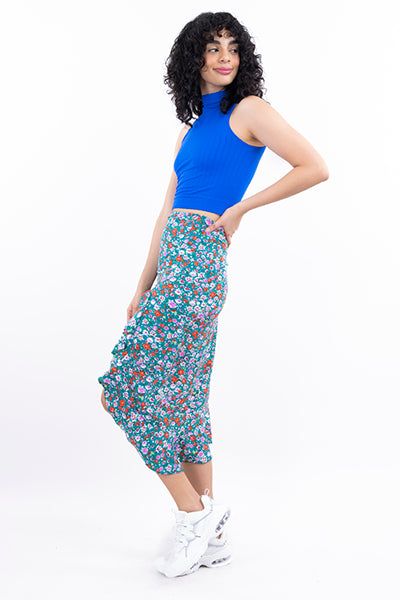 Falda midi flores sold by Shasa product image thumbnail 2