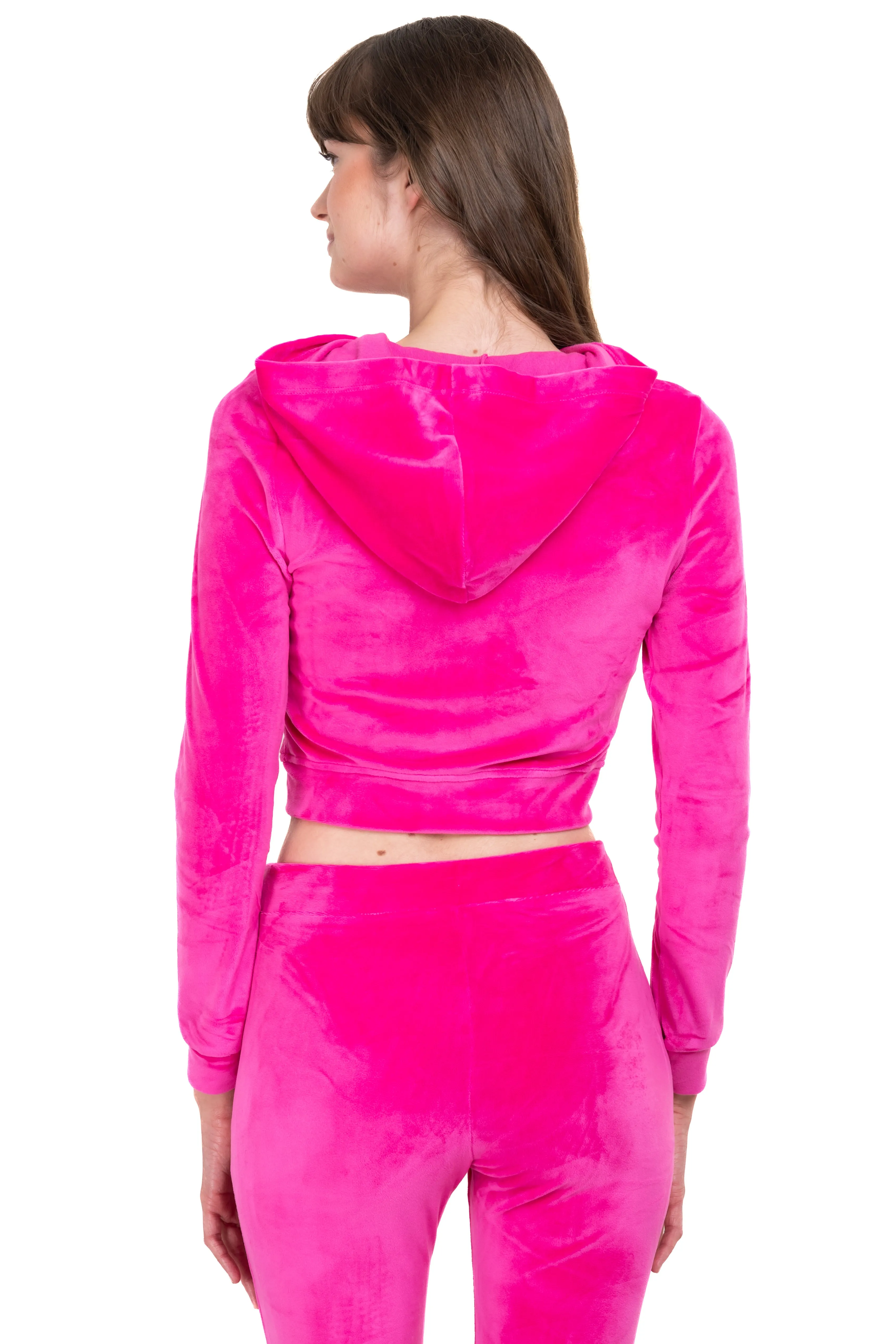 Sudadera crop terciopelo bolsillos sold by Shasa product image thumbnail 4