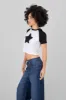 Playera crop parche estrella sold by Shasa