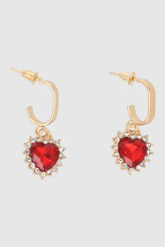 ARETES CORAZON CRISTAL BRILLOS sold by Shasa