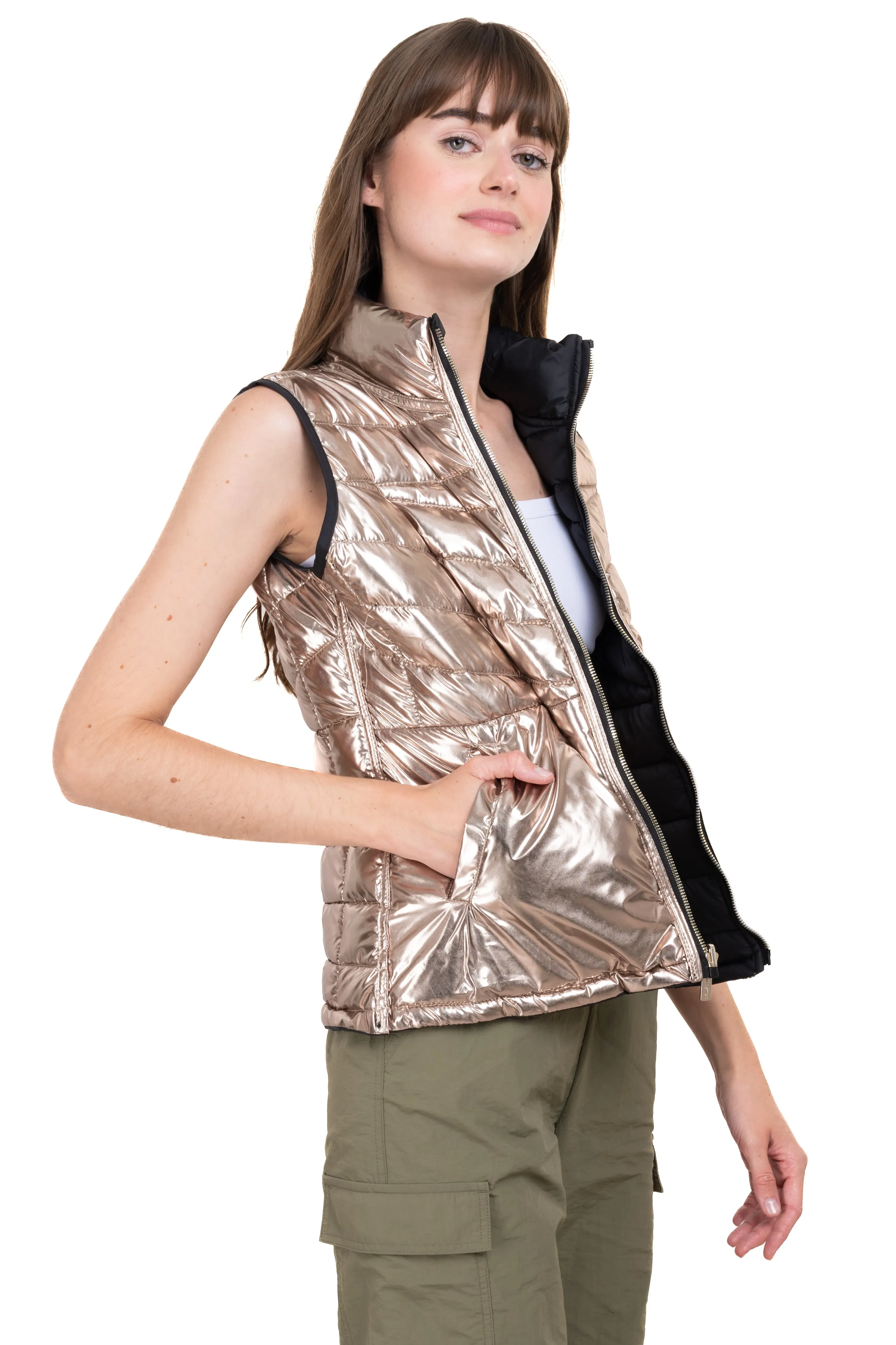 Chaleco capitonado monocolor sold by Shasa product image thumbnail 5