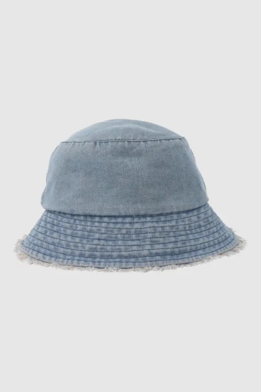 Bucket Hat Denim Destrucciones sold by Shasa