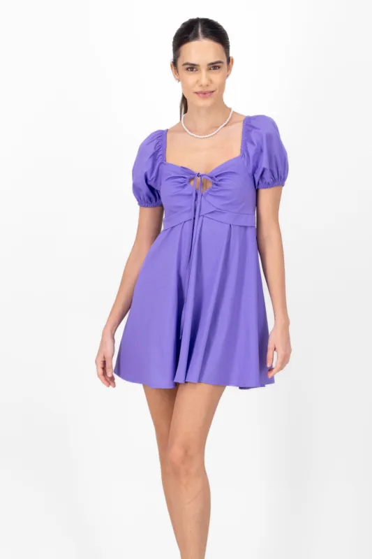 Vestido Mini Plisado Cintas sold by Shasa