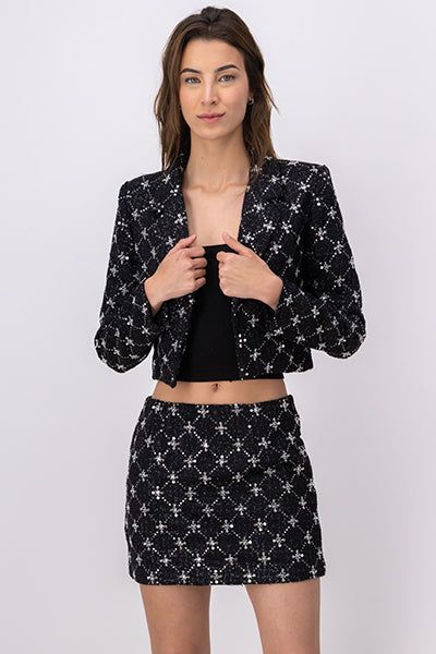 Saco crop aplicación brillos sold by Shasa