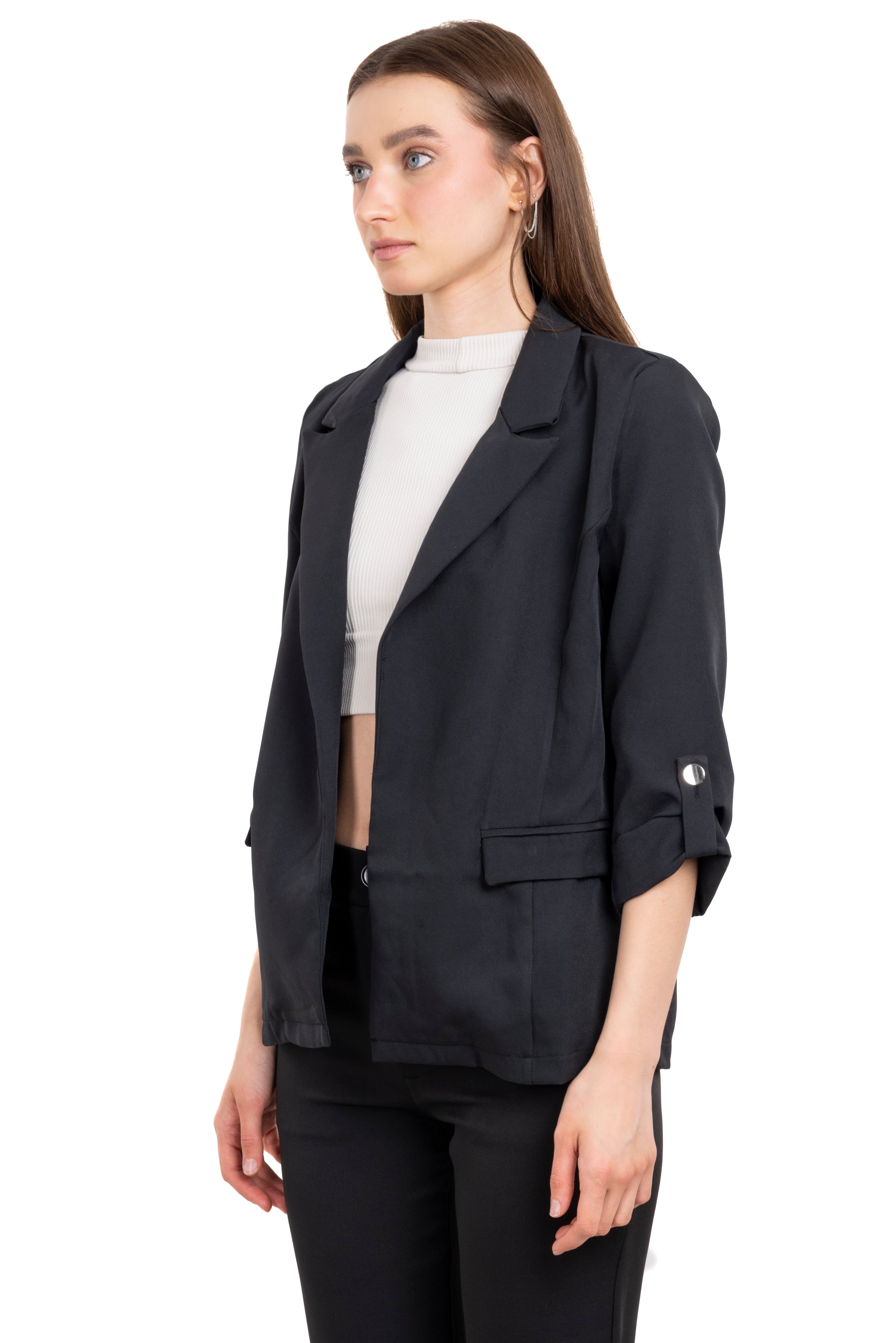 Blazer liso manga 3/4 sold by Shasa product image thumbnail 3