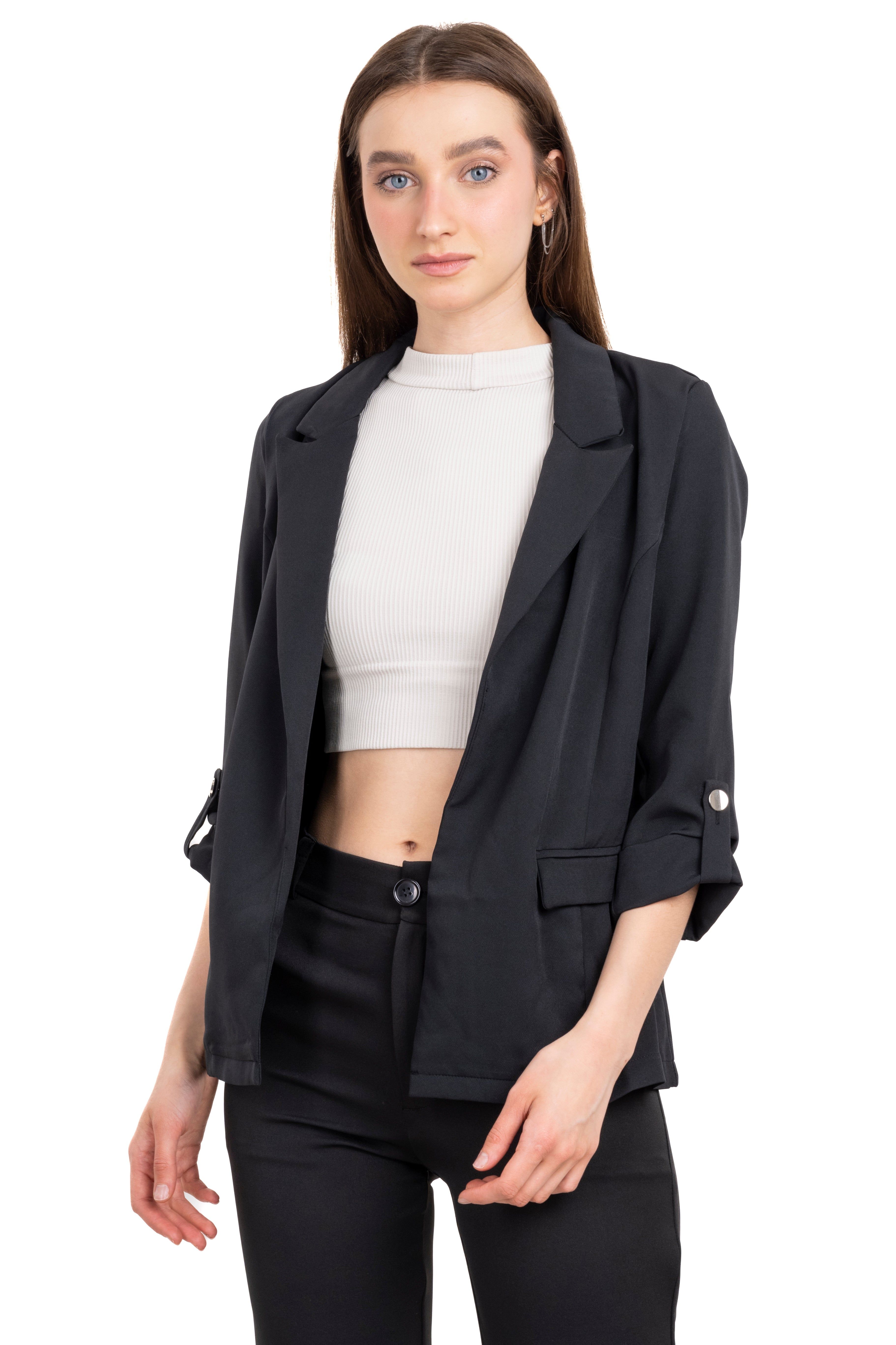 Blazer liso manga 3/4 sold by Shasa