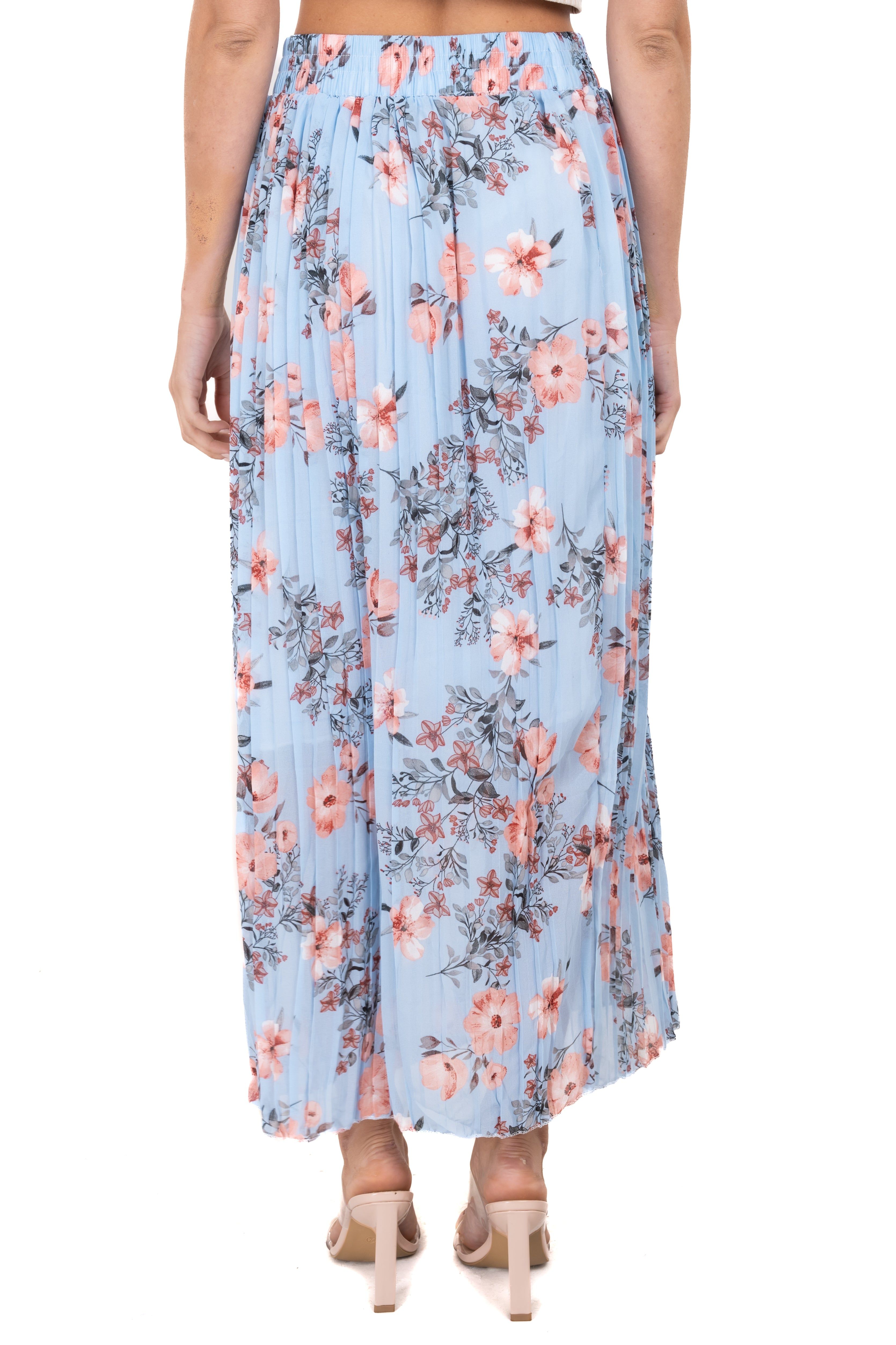 Falda midi tableada flores sold by Shasa product image thumbnail 4