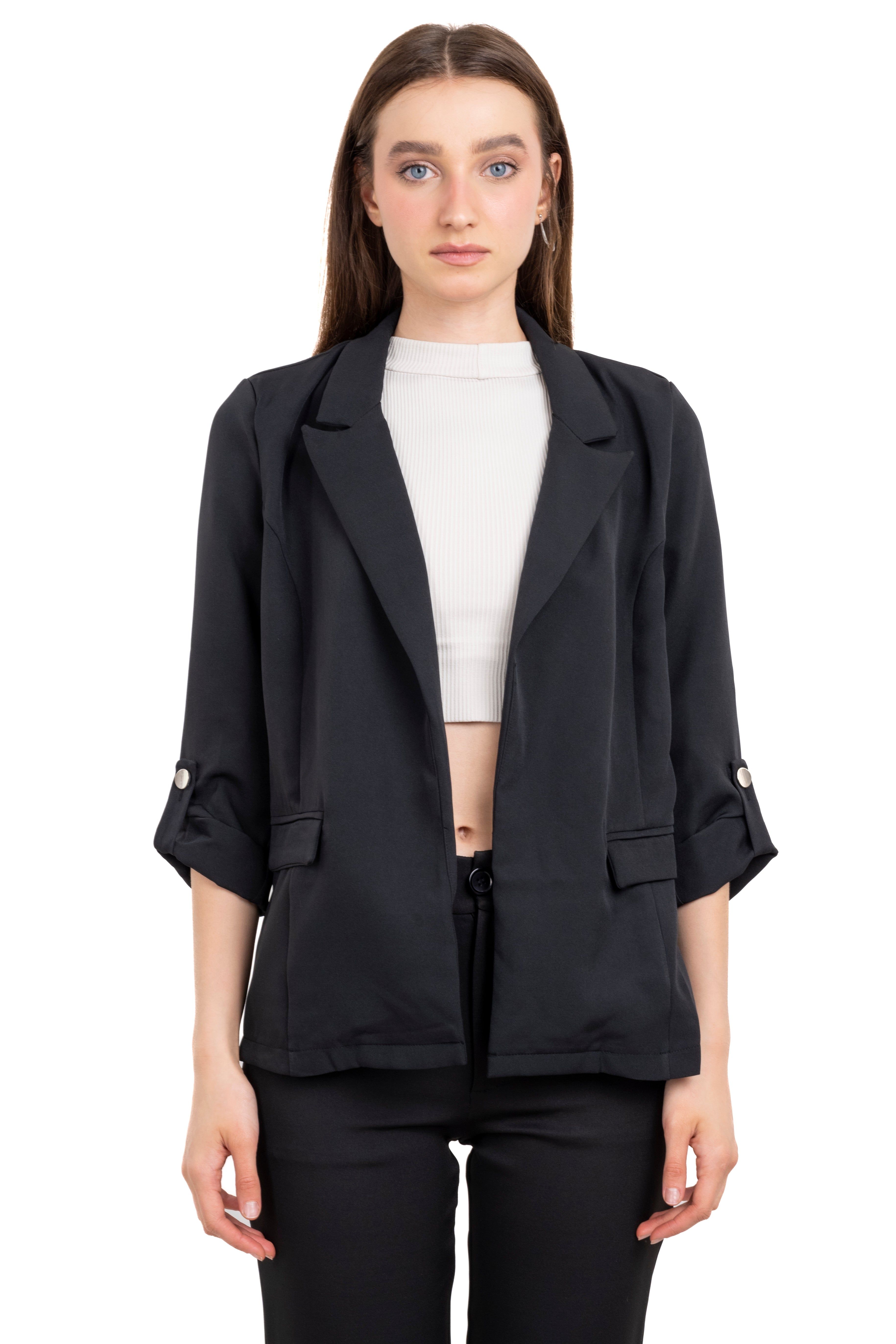 Blazer liso manga 3/4 sold by Shasa product image thumbnail 2