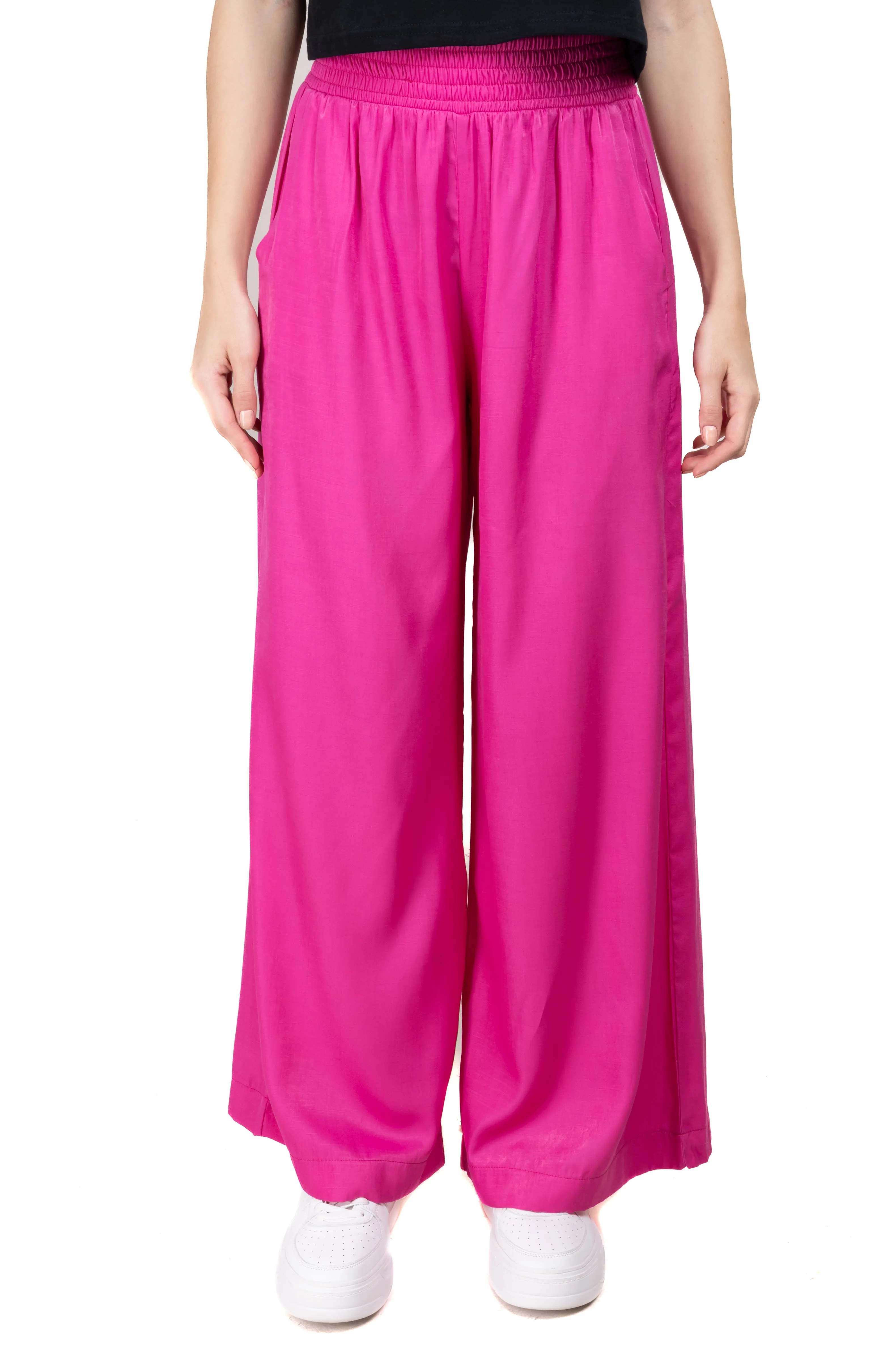 Pantalón wide leg cintura elástica sold by Shasa