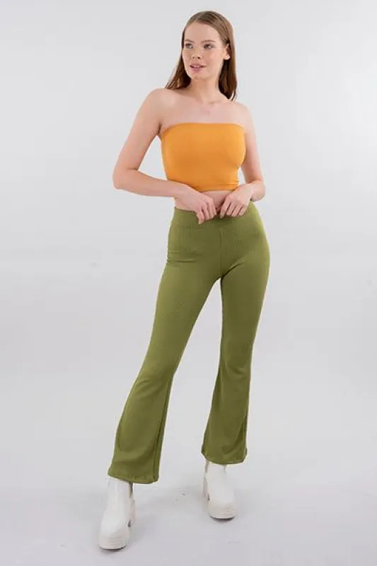 Pantalón Flared Acanalado sold by Shasa