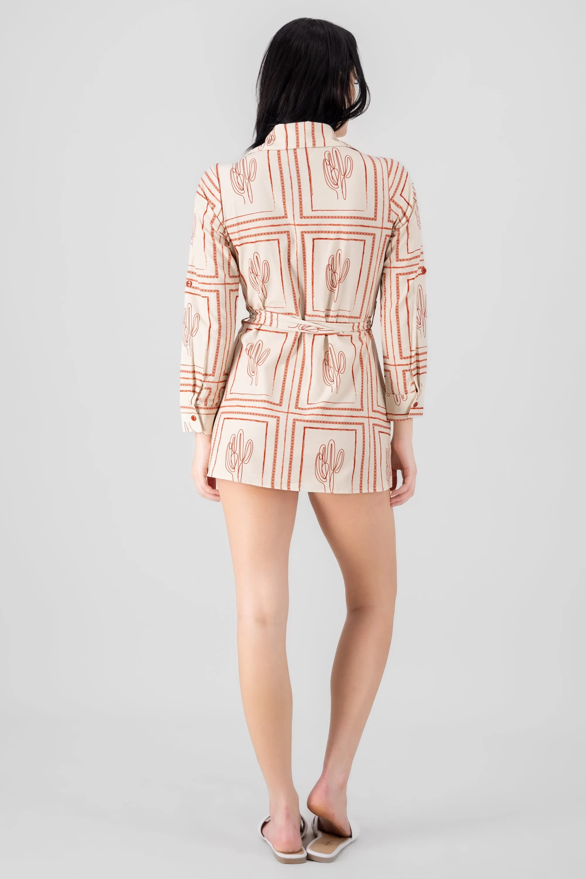 Vestido camisero cactus Hypsters sold by Shasa product image thumbnail 4