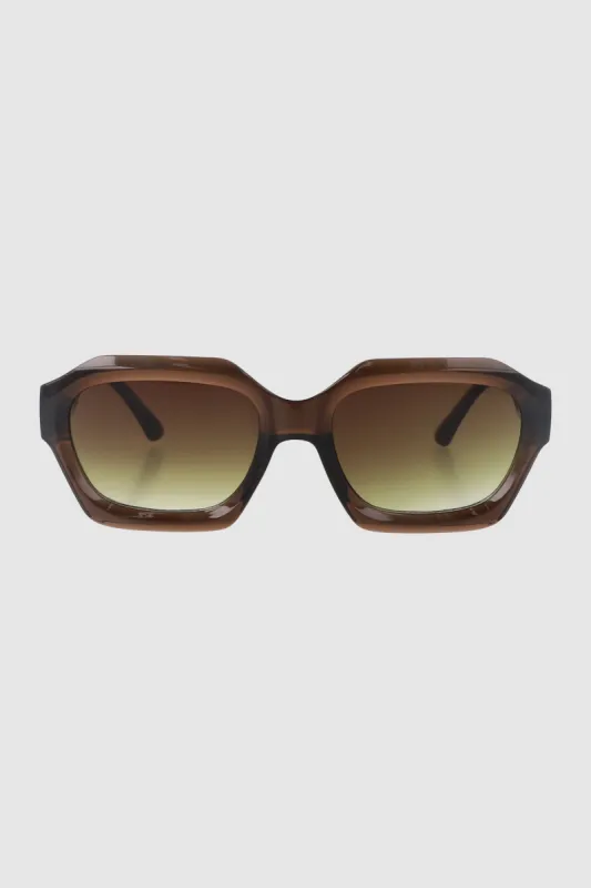 Lentes geometricos rectangulares sold by Shasa
