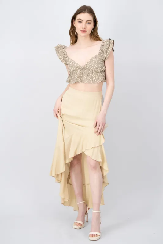 Falda Maxi Detalle Olan sold by Shasa
