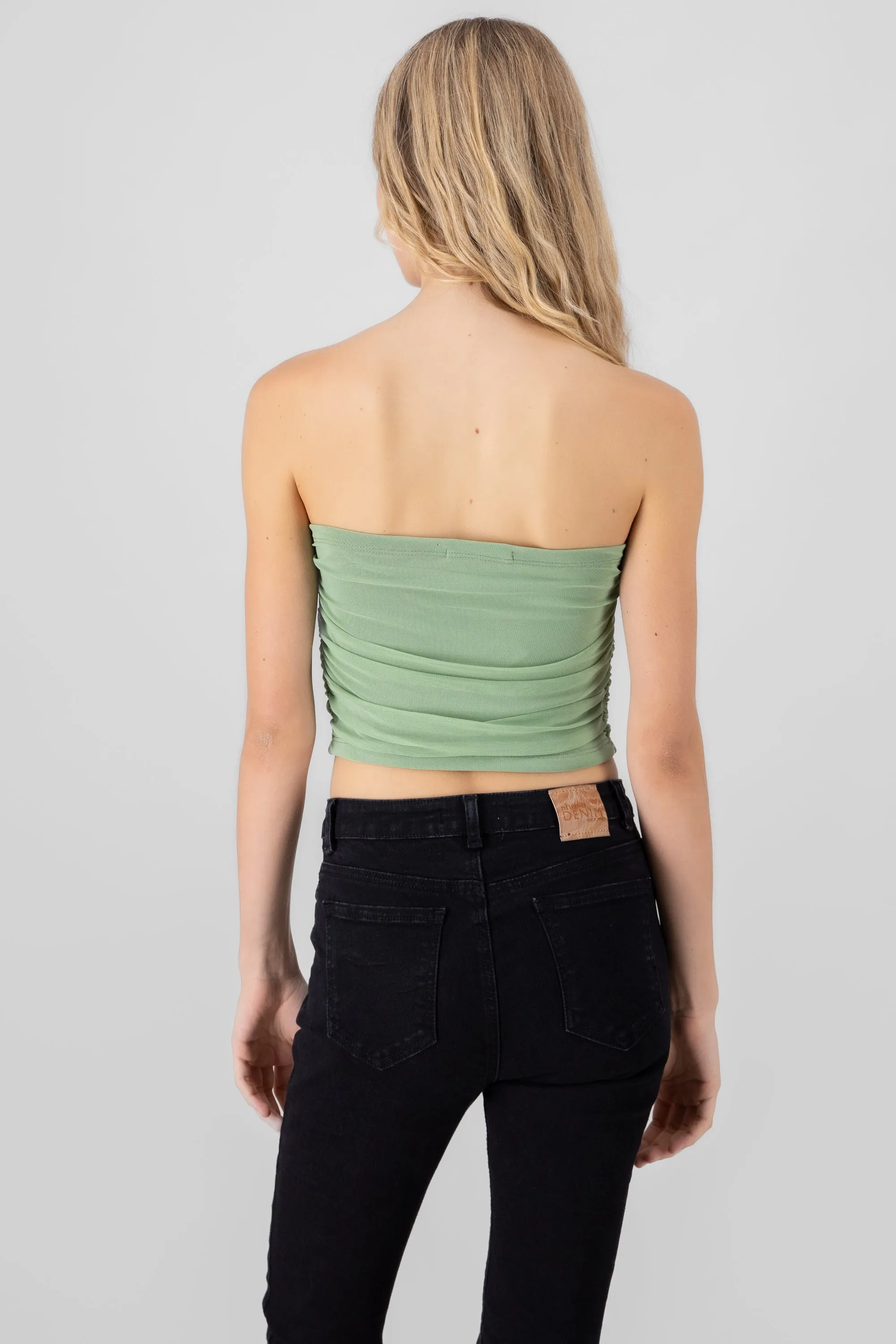 Top tubo drapeado mesh sold by Shasa product image thumbnail 4