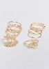 Set 8 Piezas Anillos Hojas sold by Shasa