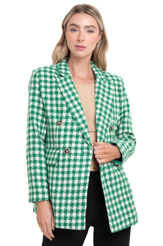 Saco largo cruzado detalle bolsas sold by Shasa