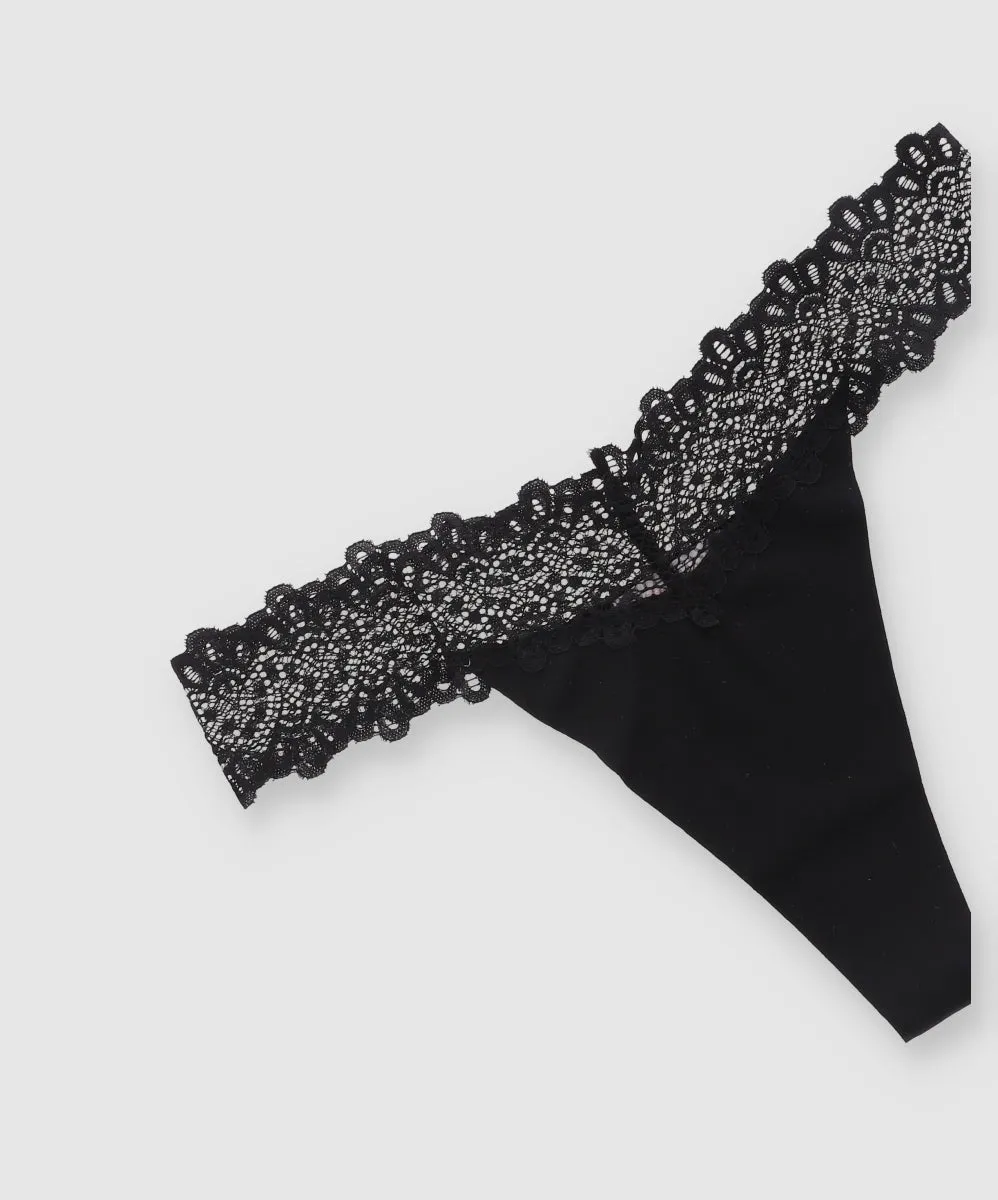 Tanga seamless detalle encaje sold by Shasa product image thumbnail 3