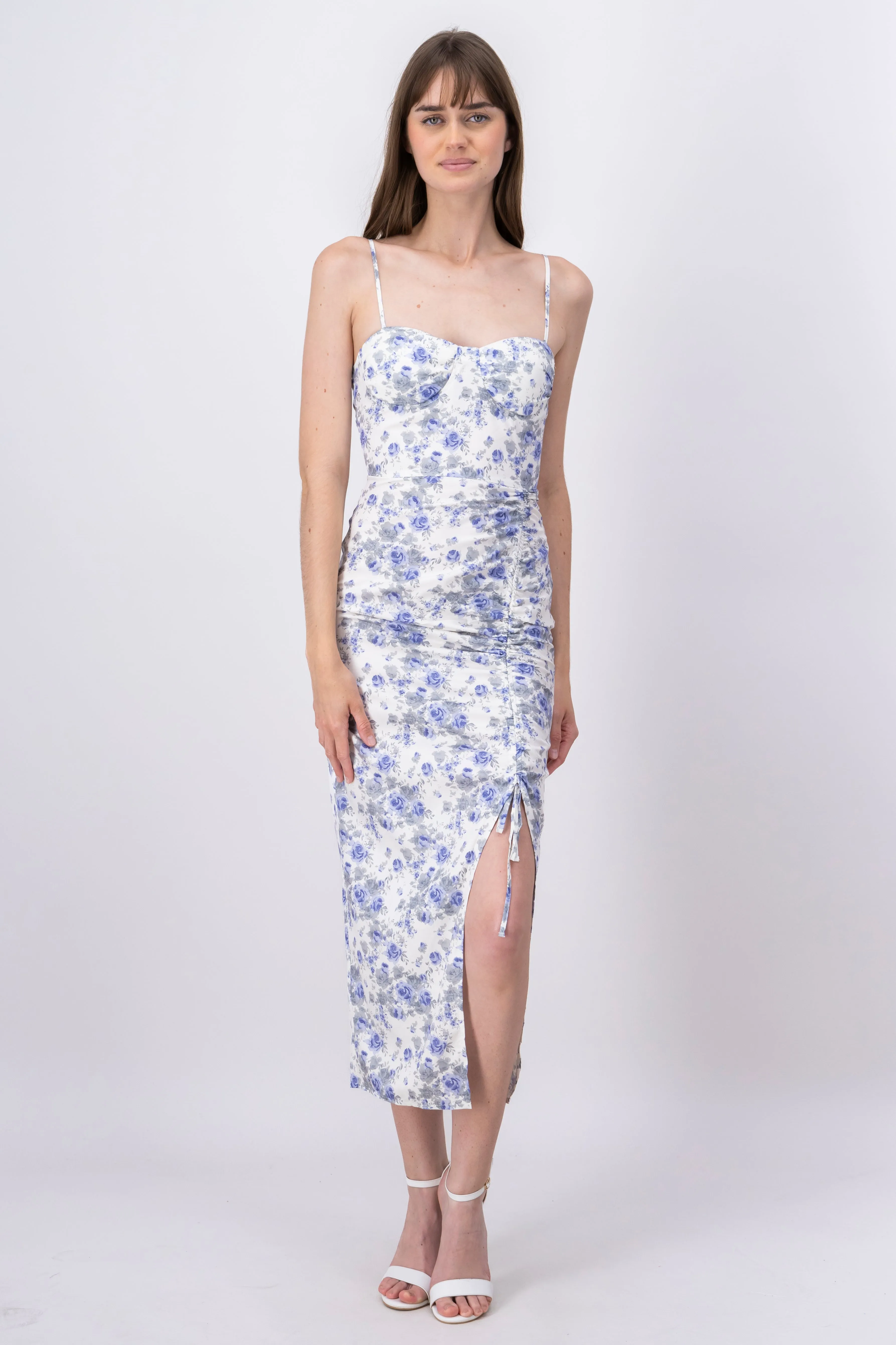 Vestido maxi abertura flores sold by Shasa product image thumbnail 2
