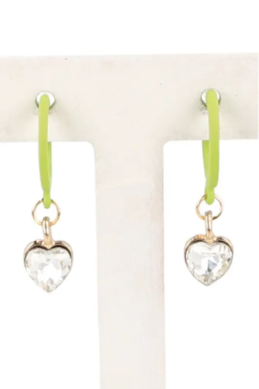 Arracadas Corazon Color sold by Shasa
