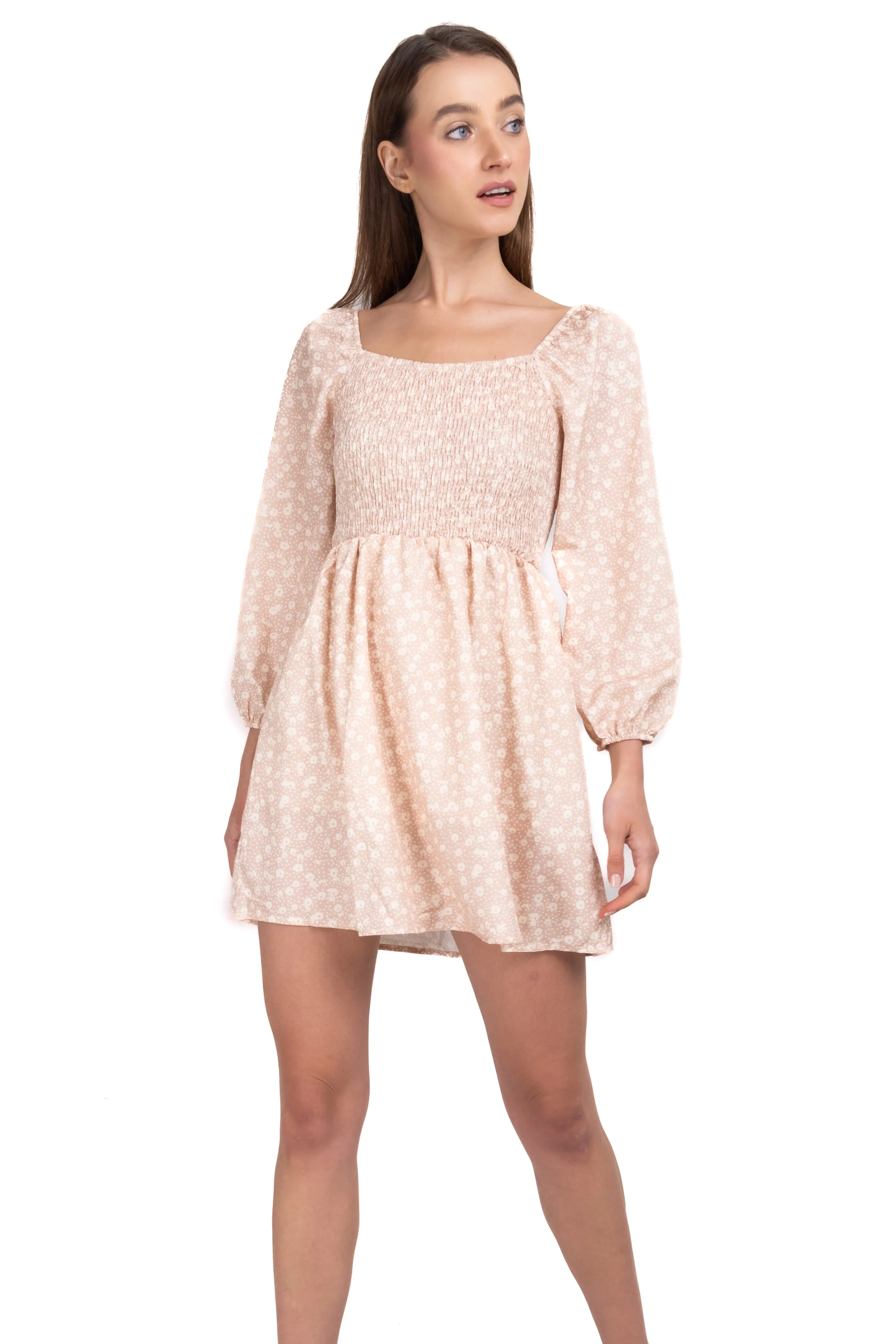 Vestido manga larga floreado sold by Shasa product image thumbnail 2