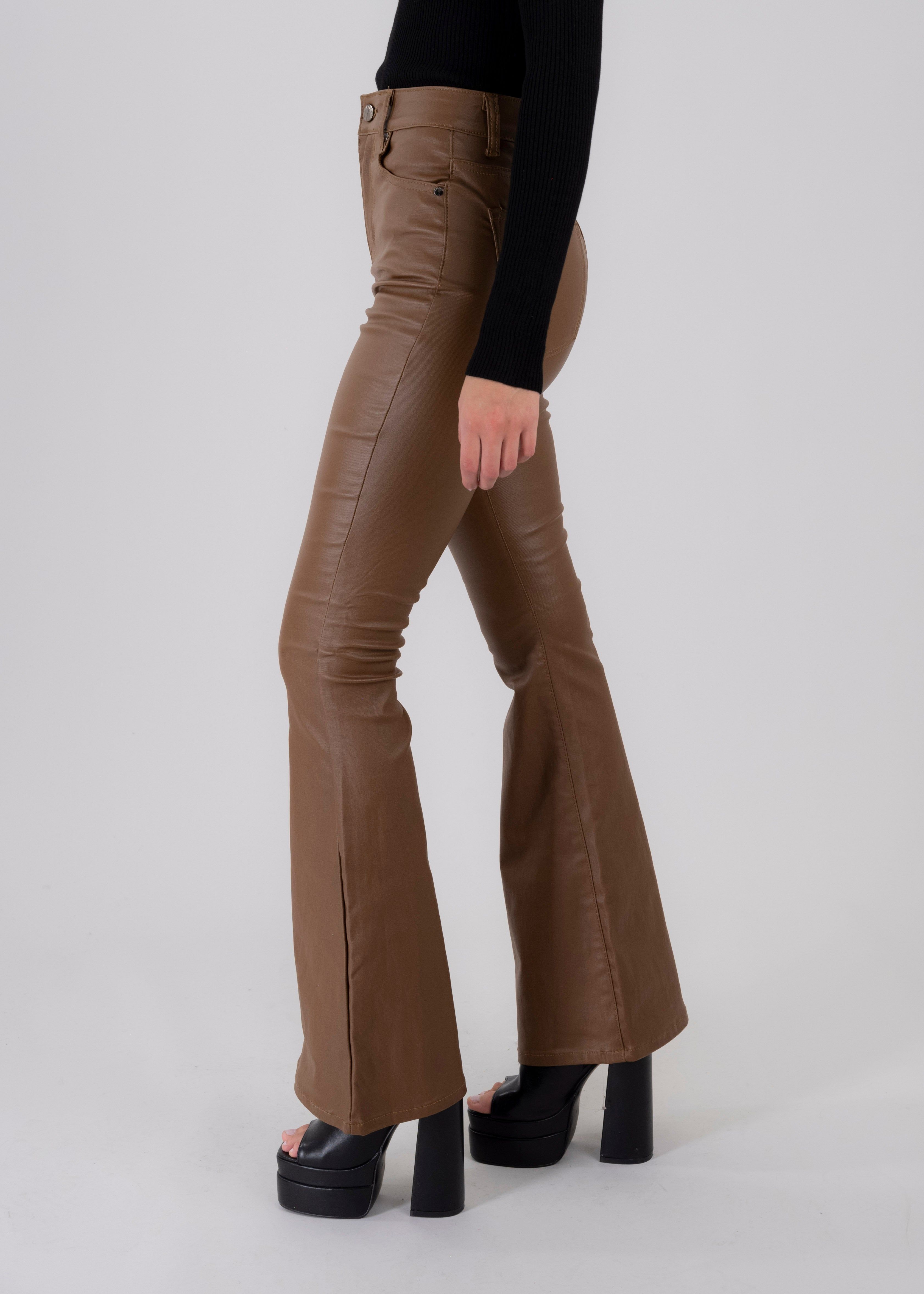 Pantalón flared efecto piel sold by Shasa product image thumbnail 3