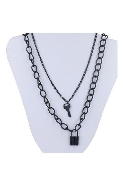 Set 2 Collares Candado Llave sold by Shasa product image thumbnail 2