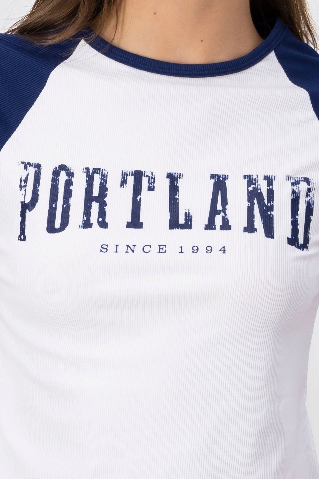 Top manga corta contraste rib sold by Shasa product image thumbnail 5