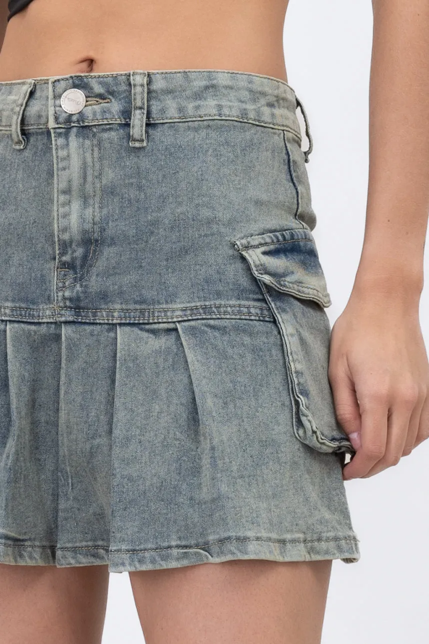 Falda Tableada Denim sold by Shasa product image thumbnail 5