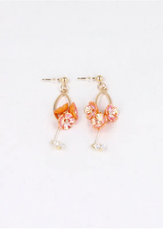 Aretes Flores Color sold by Shasa