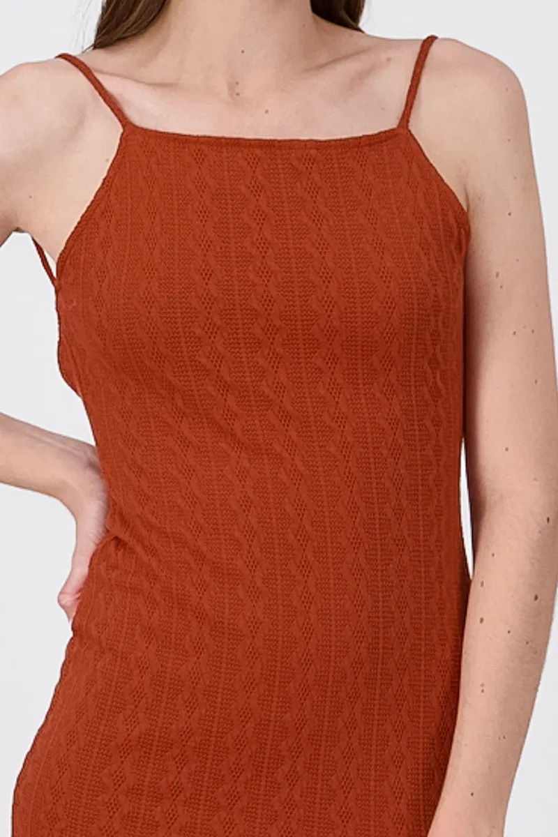 Vestido midi textura entretejida sold by Shasa product image thumbnail 5