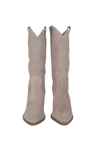 Botas vaqueras piel suede lisas sold by Shasa product image thumbnail 2