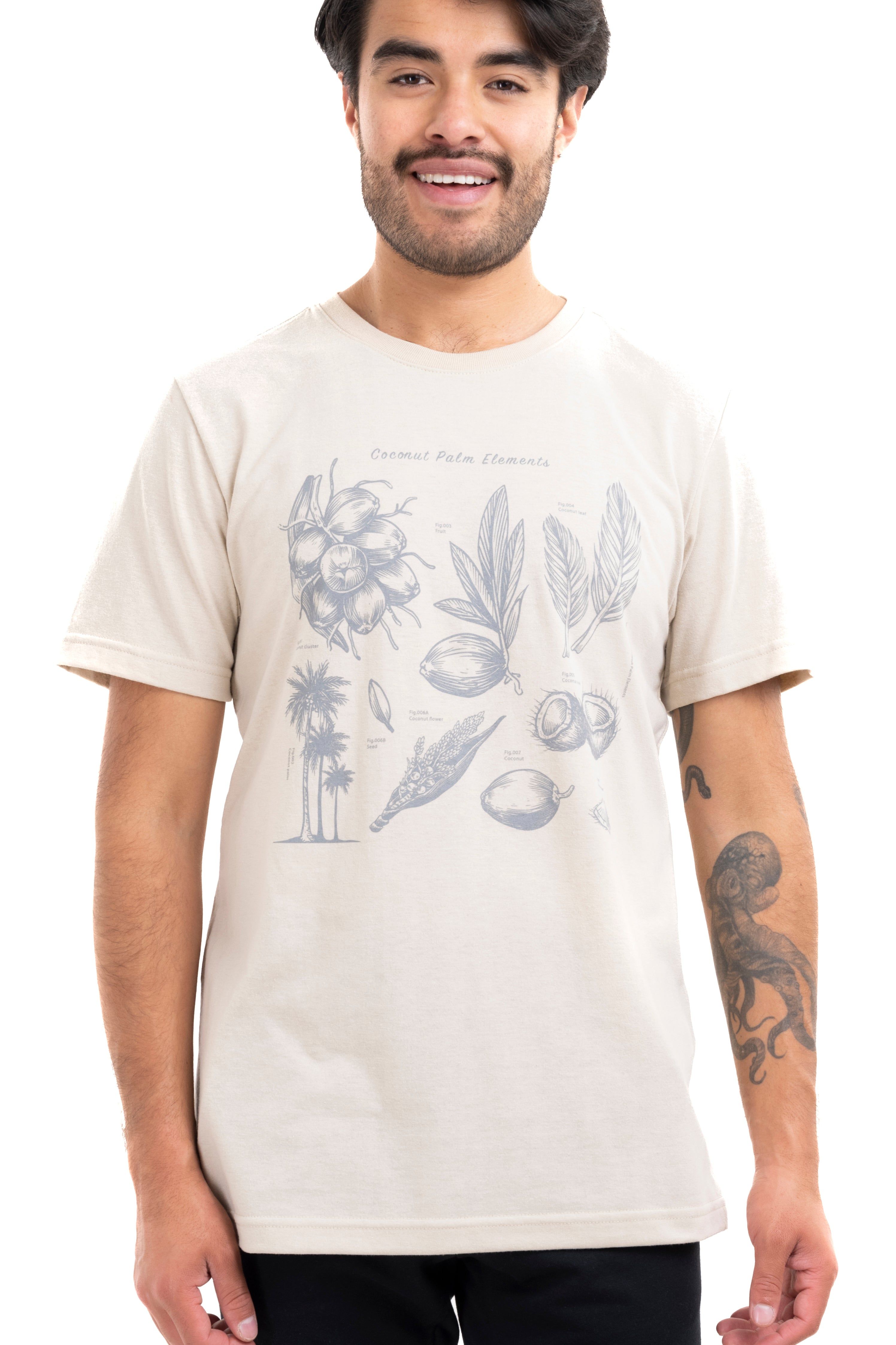 Playera estampado botánico sold by Shasa