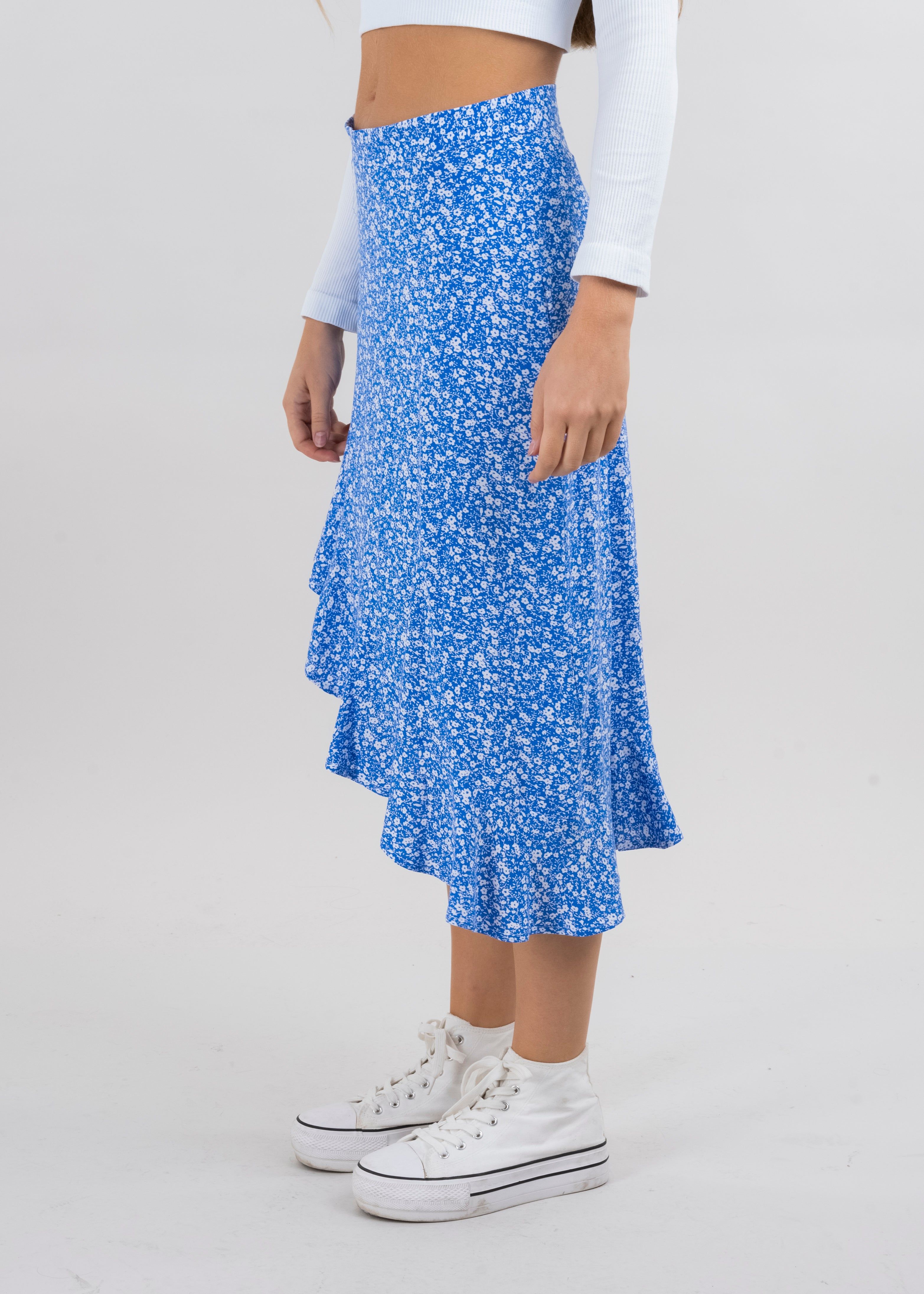 Falda midi olanes asimétrico sold by Shasa product image thumbnail 3