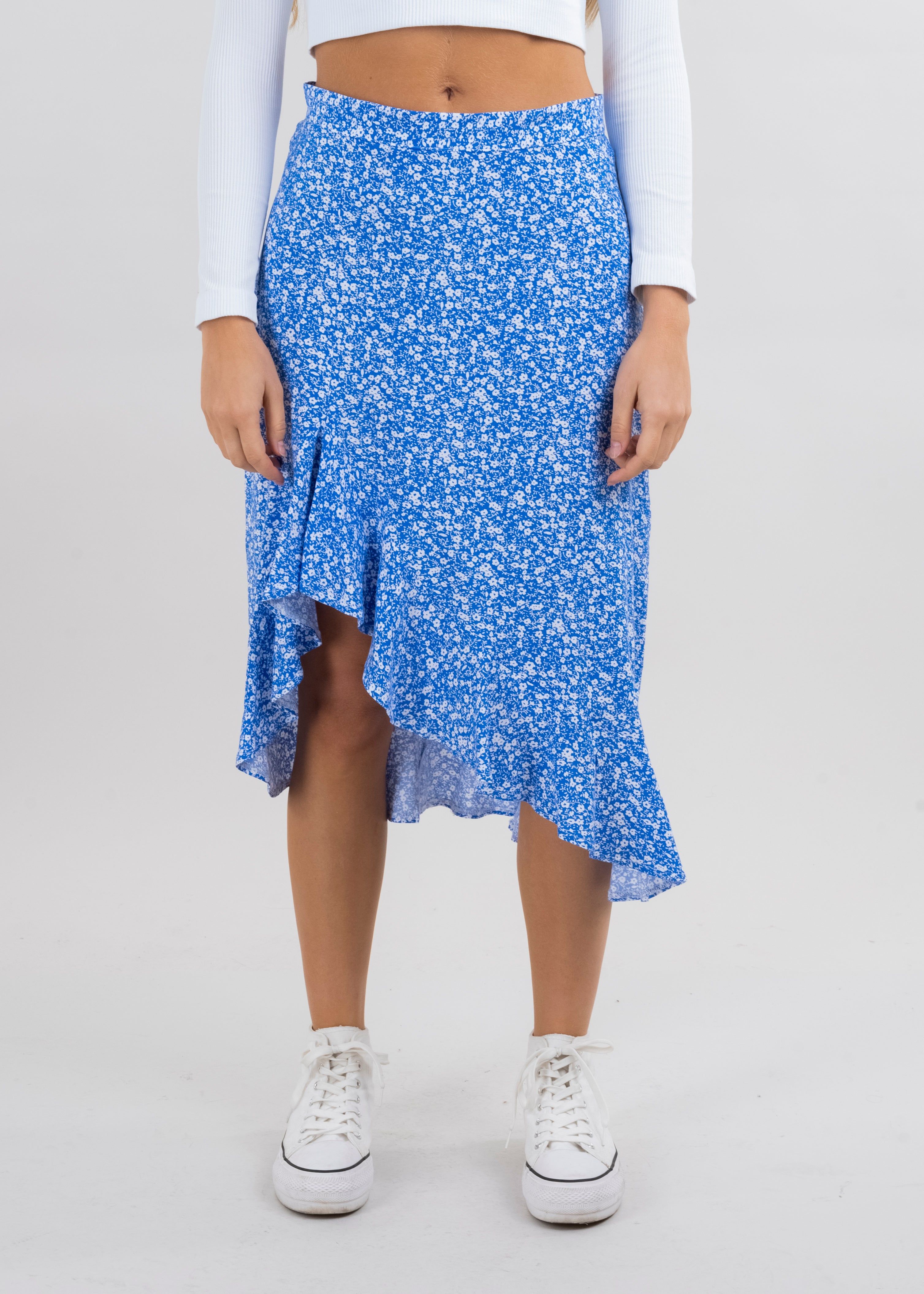 Falda midi olanes asimétrico sold by Shasa product image thumbnail 2